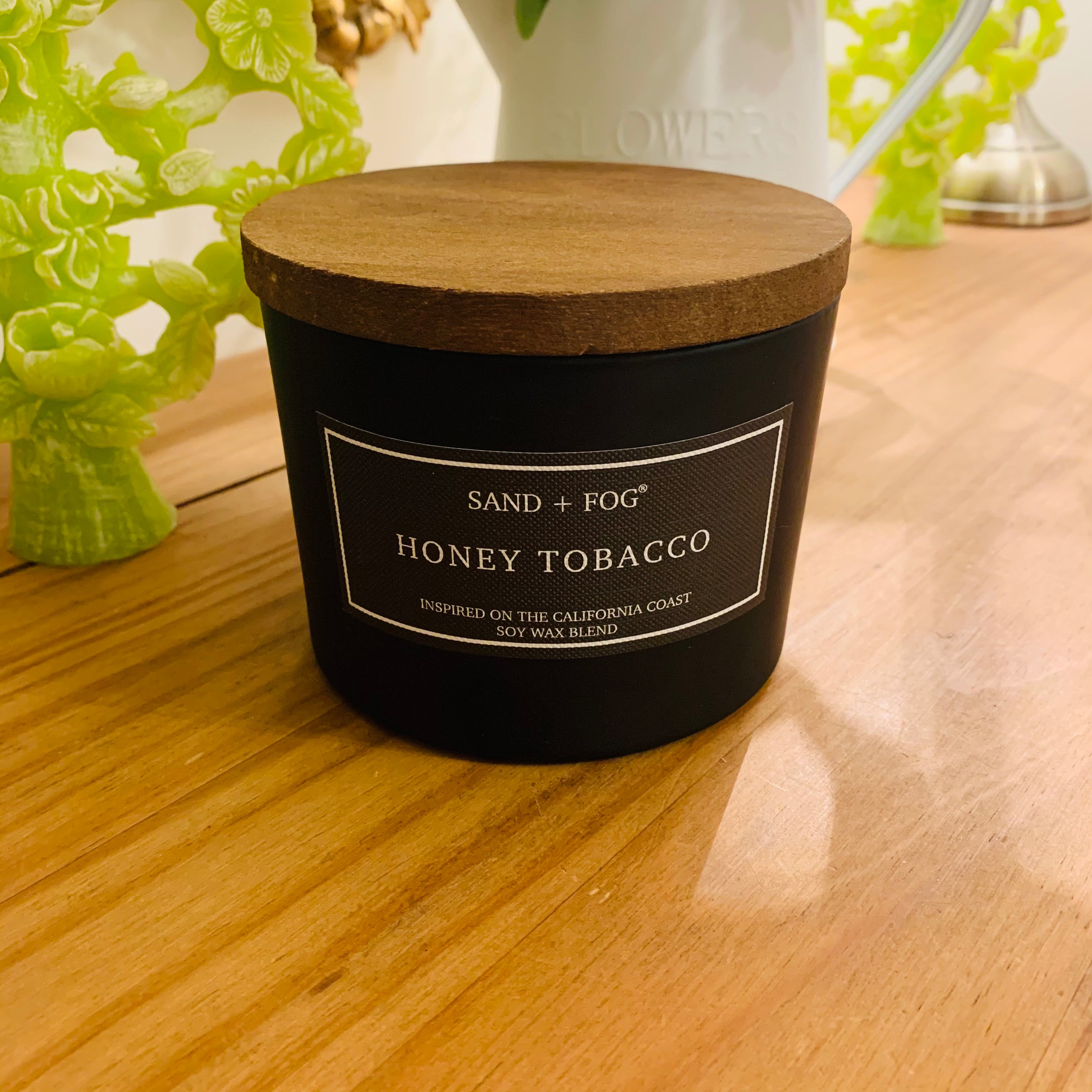 honey tobacco candle sand and fog Honey Tobacco – Sand + Fog Candle – Super Duper Candle Company