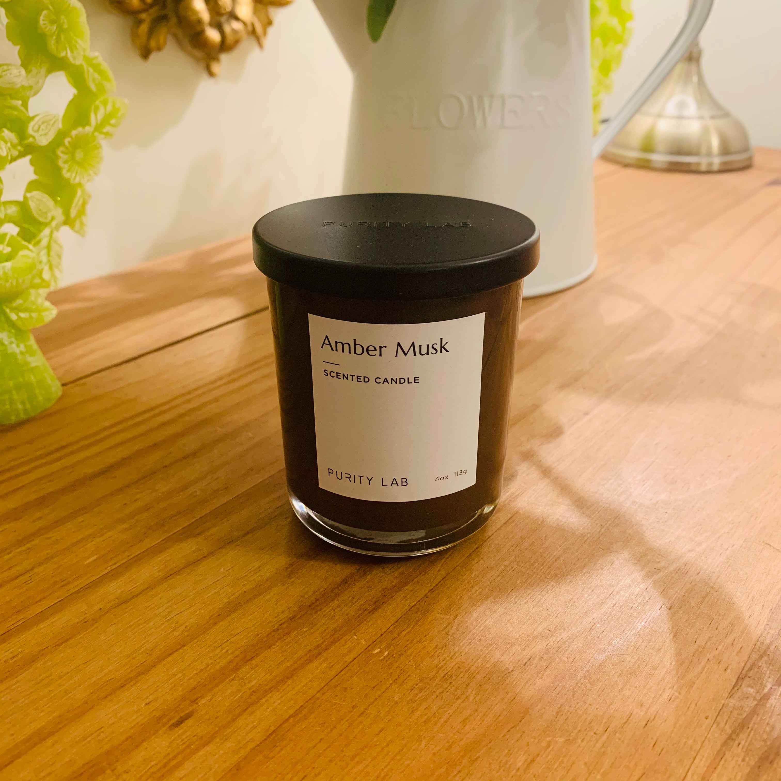 Amber Musk Purity Lab Candle Super Duper Candle Company