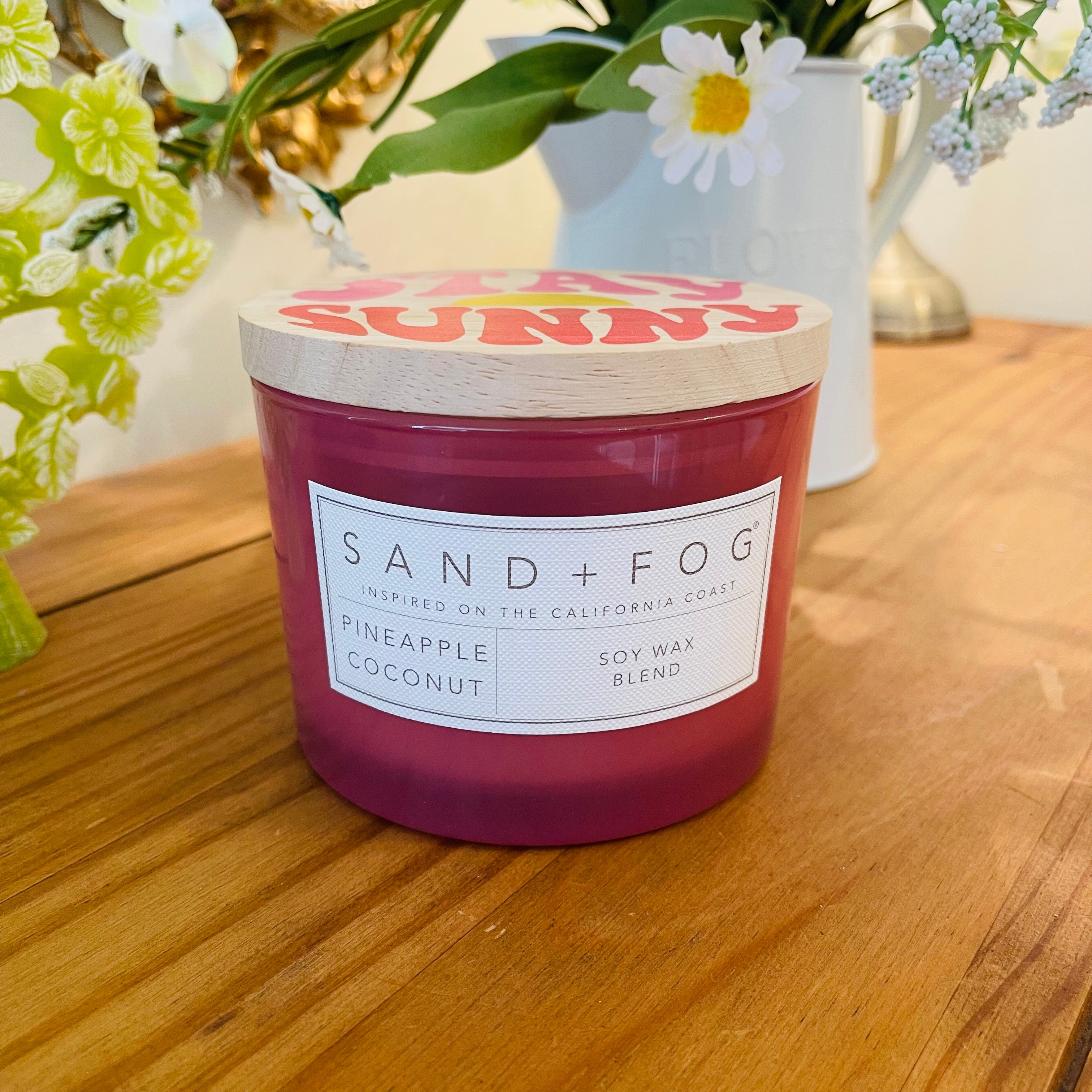 Pineapple Coconut Sand + Fog Candle Super Duper Candle Company