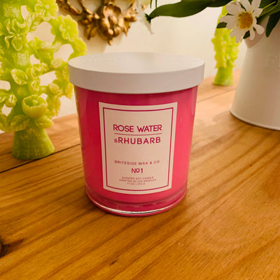 Rose Water & Rhubarb