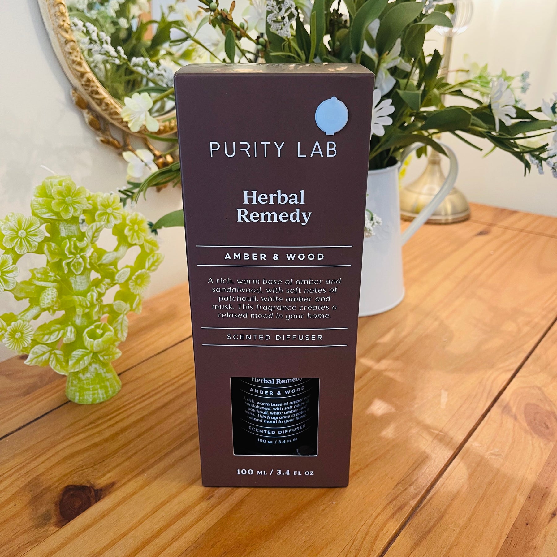 Amber & Wood - Herbal Remedy – Purity Lab Diffuser – Super Duper Candle ...
