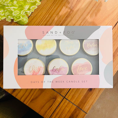 Days of the Week Candle Set