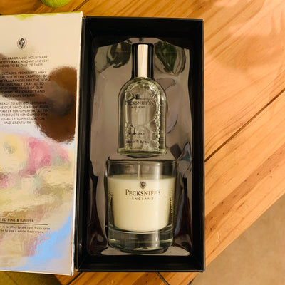 Frosted Pine & Juniper Candle & Room Spray Gift Set