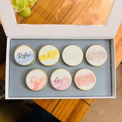 Days of the Week Candle Set