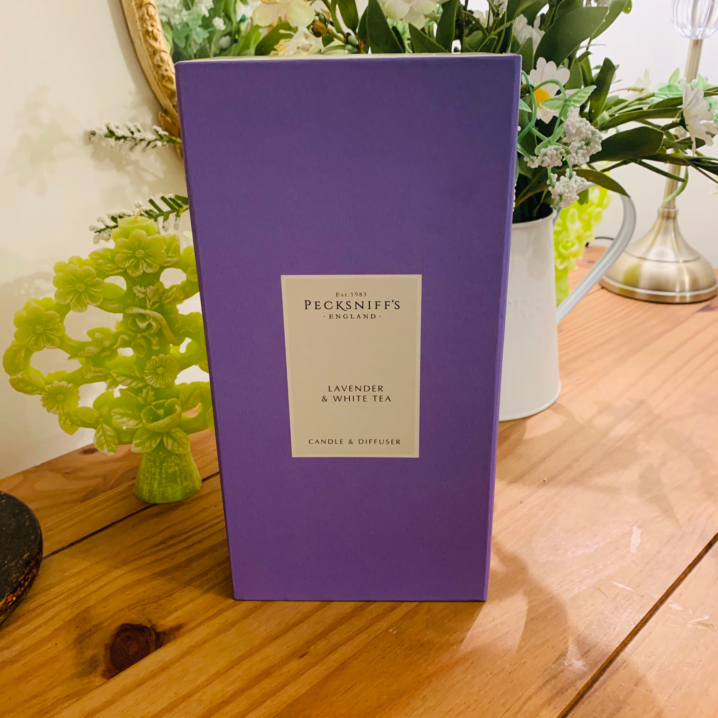 Lavender & White Tea Candle & Diffuser Gift Set