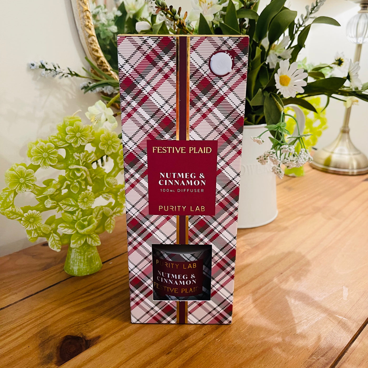 Festive Plaid - Nutmeg & Cinnamon – Purity Lab Diffuser – Super Duper ...