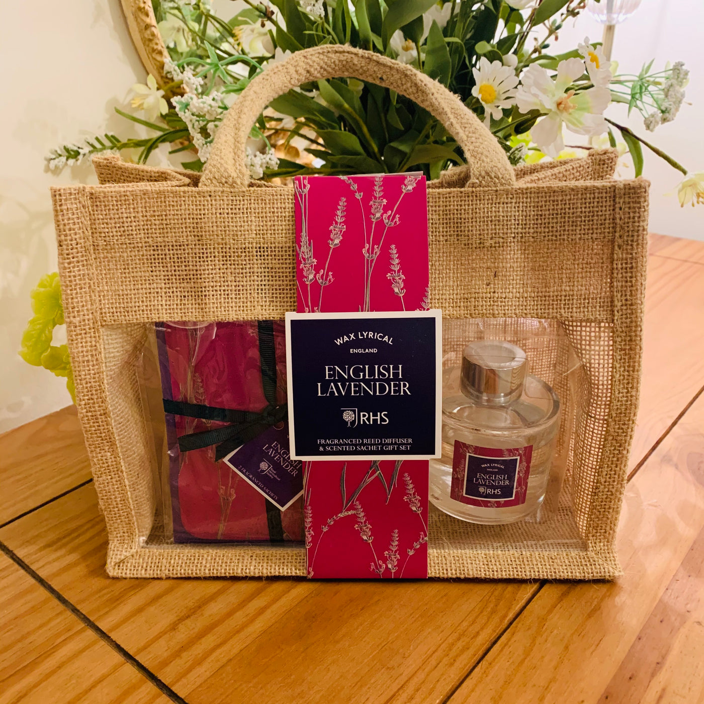 English Lavender Diffuser Gift Set Bag